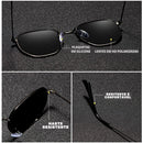 Óculos de Sol Modelo Hexagonal Polarizado Uv400 | Kingseven