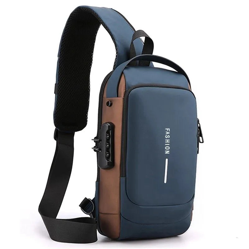 Bolsa Slim Bag™ - Mochila Anti-Furto com Senha USB