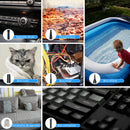 Espanador de ar comprimido 2 em 1