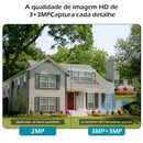Câmera de Vigilância WiFi HD 3MP com Áudio Bidirecional