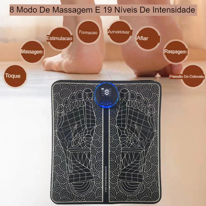 Tapete Massageador Elétrico para os Pés | RelaxPRO