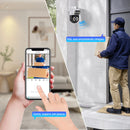 Câmera de Vigilância WiFi HD 3MP com Áudio Bidirecional