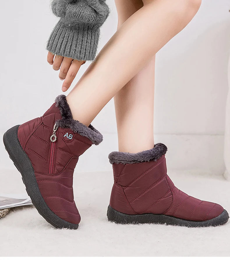 Bota Feminina Aveludada | Ice Confort