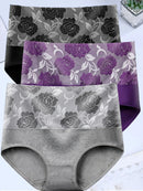 Calcinha de algodão florida