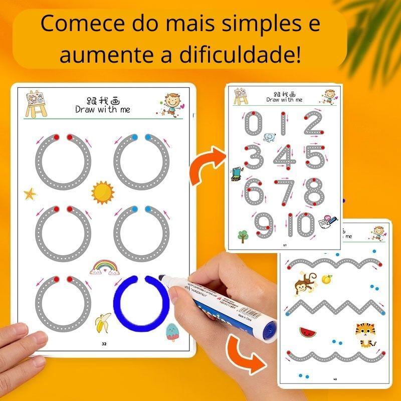 Caderno de Traço e Desenho Infantil | MagicBook