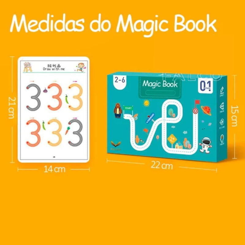 Caderno de Traço e Desenho Infantil | MagicBook