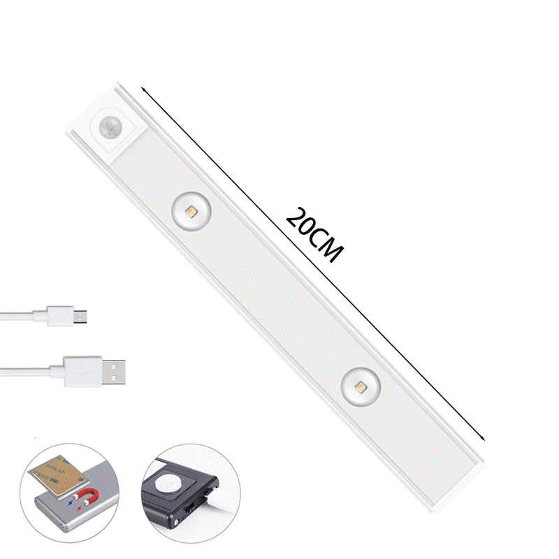 Luz de Led Para Armário com Sensor de Movimento + Frete Grátis