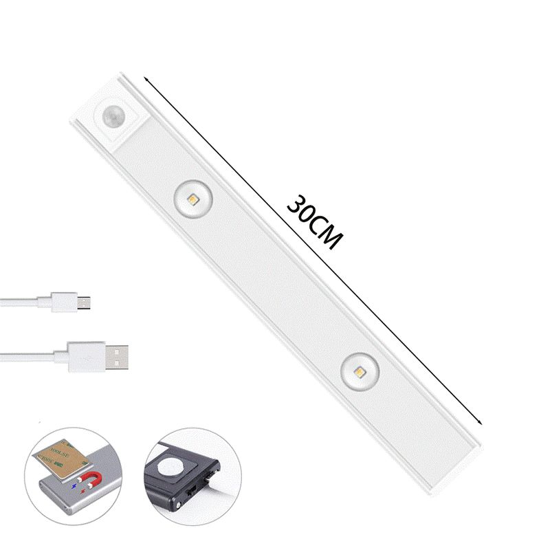 Luz de Led Para Armário com Sensor de Movimento + Frete Grátis