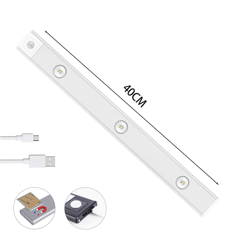 Luz de Led Para Armário com Sensor de Movimento + Frete Grátis