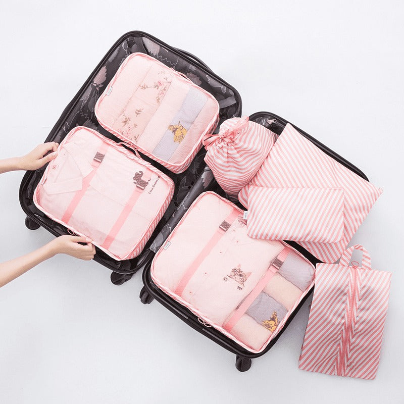 Kit 8 Bolsas Organizadoras Para Mala de Viagem | STORAGE BAG