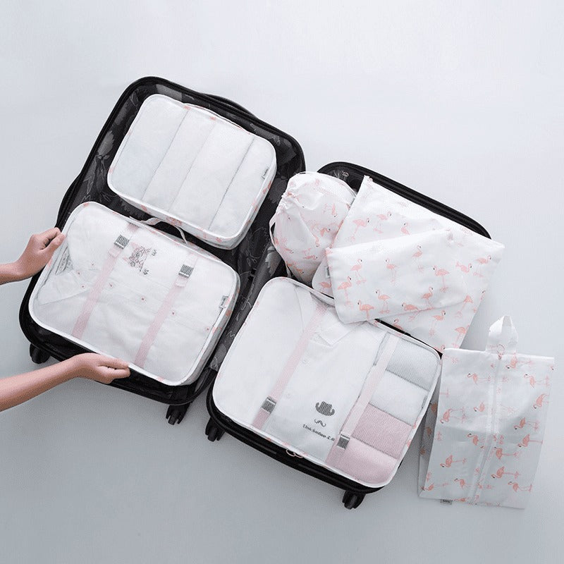 Kit 8 Bolsas Organizadoras Para Mala de Viagem | STORAGE BAG