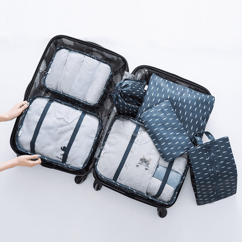 Kit 8 Bolsas Organizadoras Para Mala de Viagem | STORAGE BAG