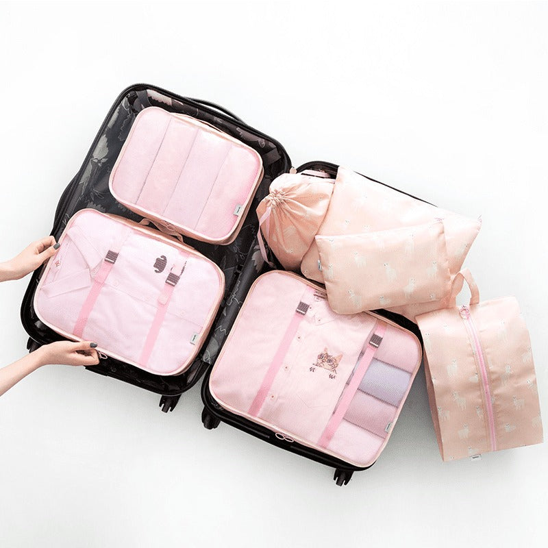 Kit 8 Bolsas Organizadoras Para Mala de Viagem | STORAGE BAG